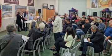 Από την Τακτική Περιφερειακή Σύνοδο του ΣΠΟΣ Ν. Θεσσαλονίκης (φωτ.: facebook / Katerina Bili)