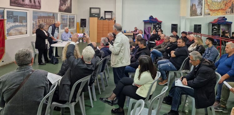 Από την Τακτική Περιφερειακή Σύνοδο του ΣΠΟΣ Ν. Θεσσαλονίκης (φωτ.: facebook / Katerina Bili)