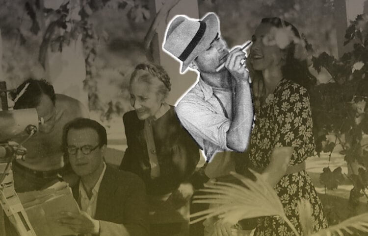 Ο Σταύρος Κελεσίδης επί το έργον (φωτ.: finosfilm.com· εικ.: Χριστίνα Κωνσταντάκη)