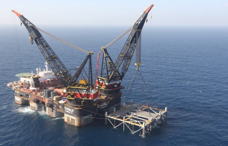 Πλατφόρμα εξόρυξης στην Ανατολική Μεσόγειο (φωτ.: EPA / Marc Israel Sellem / POOL)