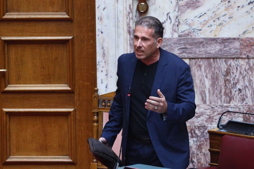 Ο μέχρι σήμερα βουλευτής της Πλεύσης Ελευθερίας Διαμαντής Καραναστάσης (φωτ.: Γιάννης Παναγόπουλος/EUROKINISSI)