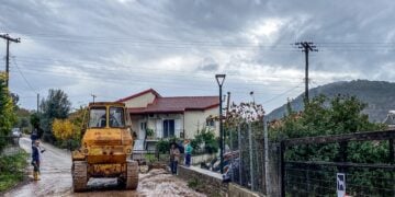 Πλημμύρες και καταστροφές από την κακοκαιρία στην Ήπειρο, Σάββατο 22 Νοεμβρίου (φωτ.: Apohxos.gr/ EUROKINISSI)
