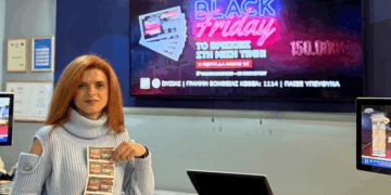 Η Ουρανία Γεωργίτση, ιδιοκτήτρια καταστήματος ΟΠΑΠ στην οδό Γεωργίου Μπούσιου 6, στα Γρεβενά