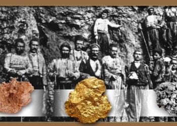 Τρία μεταλλεύματα – θησαυροί της γης του Πόντου, χαλκός, χρυσός και άργυρος (εικ.: Αλεξία Ιωαννίδου)