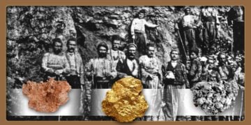 Τρία μεταλλεύματα – θησαυροί της γης του Πόντου, χαλκός, χρυσός και άργυρος (εικ.: Αλεξία Ιωαννίδου)