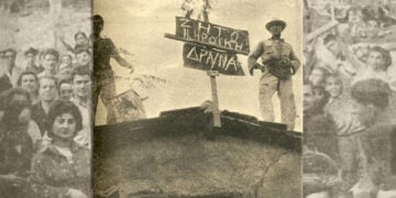 Φωτογραφίες από τη «μάχη της παράγκας» στον Τύπο (οι συγκεκριμένες είχαν δημοσιευτεί στην εφ. «Αυγή»)