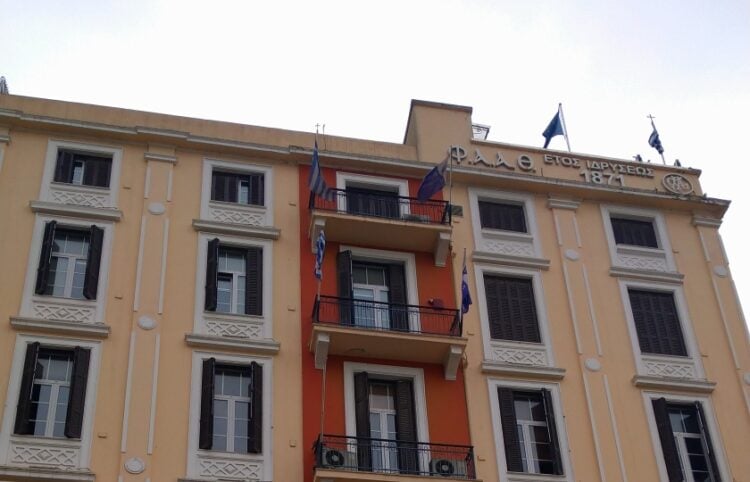 Το κτήριο της Φιλοπτώχου Αδελφότητας Ανδρών Θεσσαλονίκης (φωτ.: Έλλη Τσολάκη)