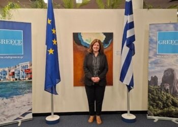 Η προϊσταμένη της Υπηρεσίας ΕΟΤ Αυστραλίας, Γεωργία Δημοπούλου (φωτ.: ΕΟΤ)