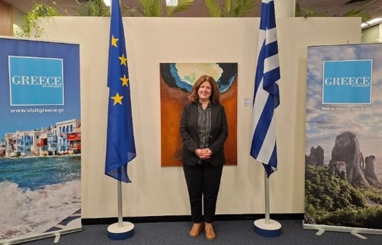 Η προϊσταμένη της Υπηρεσίας ΕΟΤ Αυστραλίας, Γεωργία Δημοπούλου (φωτ.: ΕΟΤ)