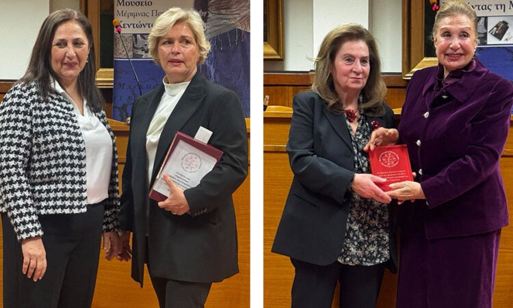 Ανατολή Δημητριάδου και Μίνα Γκάγκα, Ιφιγένεια Πανίδου και Άρτεμις Καρανίκα-Κούμα (φωτ.: ΜΠΚ)