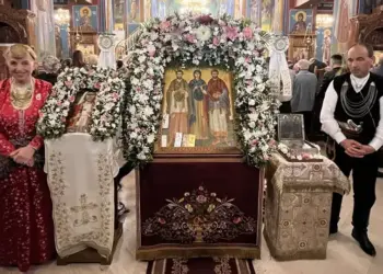 Στον μητροπολιτικό ναό της Νέας Ιωνίας, Σάββατο 1 Νοεμβρίου 2025 (φωτ.: Μητρόπολη Νέας Ιωνίας)