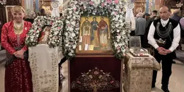 Στον μητροπολιτικό ναό της Νέας Ιωνίας, Σάββατο 1 Νοεμβρίου 2025 (φωτ.: Μητρόπολη Νέας Ιωνίας)