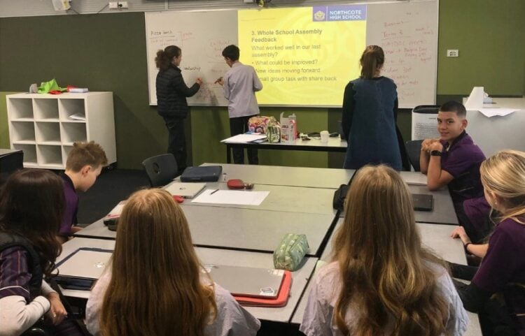 Μάθημα στο Northcote High (φωτ. αρχείου: facebook/Northcote High School)
