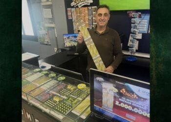 Θεόφιλος Πανταζής, ιδιοκτήτης καταστήματος ΟΠΑΠ στην Αργαλαστή Πηλίου (φωτ.: ΟΠΑΠ)