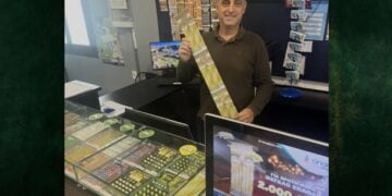 Θεόφιλος Πανταζής, ιδιοκτήτης καταστήματος ΟΠΑΠ στην Αργαλαστή Πηλίου (φωτ.: ΟΠΑΠ)