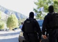 Δυνάμεις της αστυνομίας σε επιφυλακή στα Βορίζια του Δήμου Φαιστού (φωτ. αρχείου: ΑΠΕ-ΜΠΕ / Νίκος Χαλκιαδάκης)