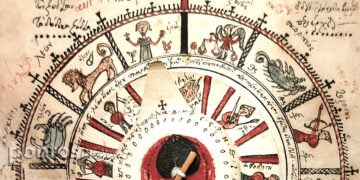 Πασχάλιο με τον ζωδιακό κύκλο, στο Βυζαντινό Μουσείο Αθηνών (φωτ.: Χριστίνα Κωνσταντάκη)