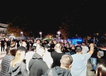 Στιγμιότυπο από την 1η Γιορτή Ποντιακής Νεολαίας Δήμου Θέρμης (φωτ.: Facebook / Σύλλογος Ποντίων Κάτω Σχολαρίου «Ανέβζηγος Αροθυμία»)