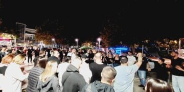 Στιγμιότυπο από την 1η Γιορτή Ποντιακής Νεολαίας Δήμου Θέρμης (φωτ.: Facebook / Σύλλογος Ποντίων Κάτω Σχολαρίου «Ανέβζηγος Αροθυμία»)