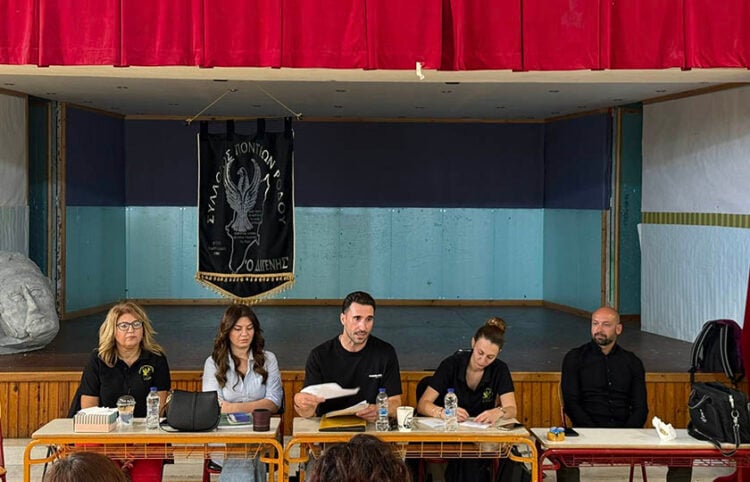 Στιγμιότυπο από τη Γενική Συνέλευση του «Διγενή» (φωτ.: Facebook / Christos Topkaras)