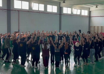 Στιγμιότυπο από τη 2η πρόβα των συλλόγων του νομού Κιλκίς (φωτ.: Facebook  / Θανάσης Σεφερίδης)