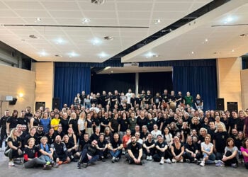 Αναμνηστική φωτογραφία μετά την 1η πρόβα του ΣΠοΣ Νοτίου Ελλάδος και Νήσων (φωτ.: Facebook / ΣΠοΣ Νοτίου Ελλάδος και Νήσων)