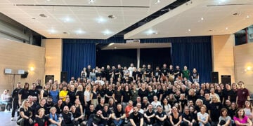 Αναμνηστική φωτογραφία μετά την 1η πρόβα του ΣΠοΣ Νοτίου Ελλάδος και Νήσων (φωτ.: Facebook / ΣΠοΣ Νοτίου Ελλάδος και Νήσων)