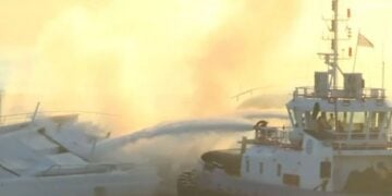 Στιγμιότυπο από την κατάσβεση (φωτ.: glomex)