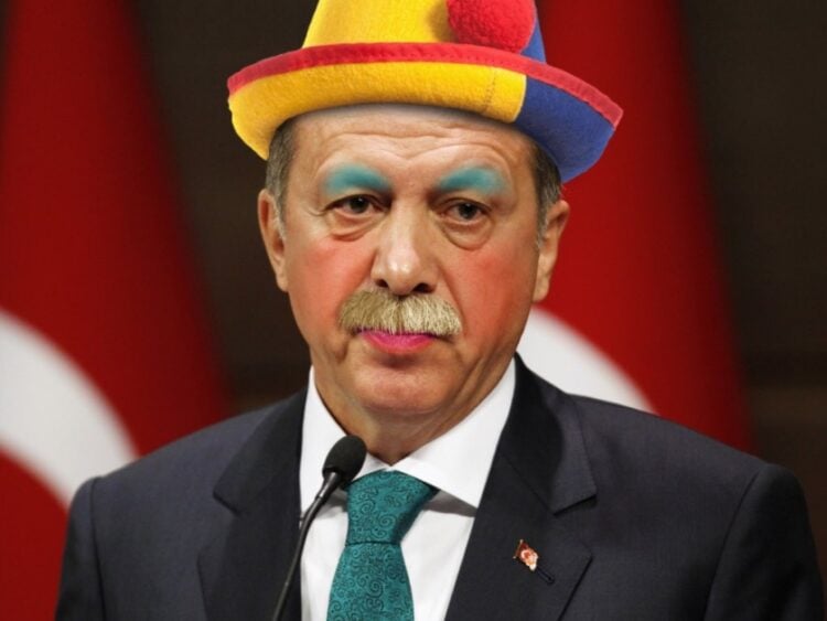 (Πηγή: imgflip.com/memetemplate/390114597/Clown-Erdogan)