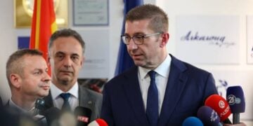 πρωθυπουργός των Σκοπίων, Χρίστιαν Μίτσκοσκι (φωτ.: facebook/Влада на Република Северна Македонија)