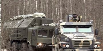 Το ρωσικό πυραυλικό σύστημα Oreshnik σε άγνωστη τοποθεσία στη Λευκορωσία (φωτ.: EPA / Υπουργείο Άμυνας της Ρωσίας)