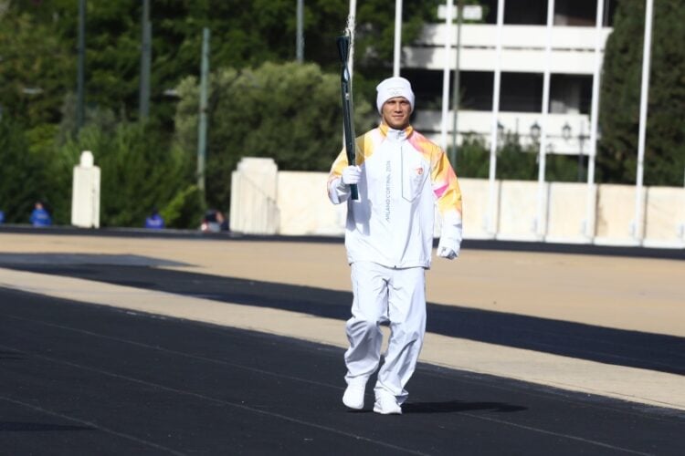 Ο Γιώργος Κουγιουμτσίδης μπαίνει στο Παναθηναϊκό Στάδιο (φωτ.: Μάρκος Χουζούρης / EUROKINISSI)