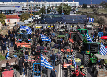 Κινητοποίηση αγροτών και κτηνοτρόφων στο Ηράκλειο Κρήτης, Δευτέρα 8 Δεκεμβρίου 2025 (φωτ.: EUROKINISSI / Στέφανος Ραπάνης)