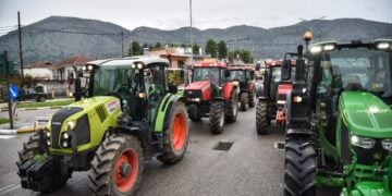 Τις φωνές τους θα ενώσουν αγρότες και κτηνοτρόφοι του δήμου Λαγκαδά με συναδέλφους τους που έχουν ήδη στήσει μπλόκα (φωτ.: Γιώργος Ευσταθίου/EUROKINISSI)