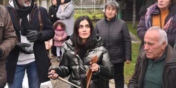 H Μαρία-Σοφία Αραπίδου επίσης στον... φυσικό της χώρο, στον Άγιο Δημήτριο Κοζάνης (φωτ.: Facebook / Tsomakos photography)