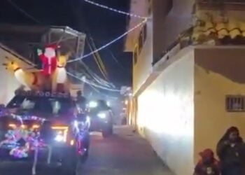 Στολισμένο αυτοκίνητο του καρτέλ Los Tlacos (πηγή: Χ)