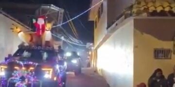 Στολισμένο αυτοκίνητο του καρτέλ Los Tlacos (πηγή: Χ)