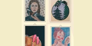 Ορισμένα από τα έργα της εικαστικού Τούλας Χαριτίδου