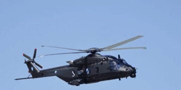 Ελικόπτερο τύπου NH90 της Αεροπορίας Στρατού (φωτ.: EUROKINISSI / Γιώργος Κονταρίνης)