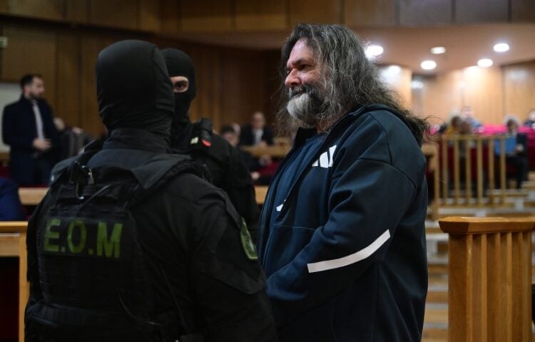 Ο Γιάννης Λαγός στη δίκη της «Χρυσής Αυγής» στο Πενταμελές Εφετείο Κακουργημάτων (φωτ.: EUROKINISSI/Τατιάνα Μπόλαρη)
