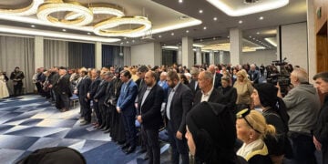 Στιγμιότυπο από την αίθουσα όπου φιλοξενήθηκε η ημερίδα για το έγκλημα της γενοκτονίας, Τρίτη 9 Δεκεμβρίου 2025 (φωτ.:  Facebook / Πανελλήνια Ομοσπονδία Ποντιακών Σωματείων)