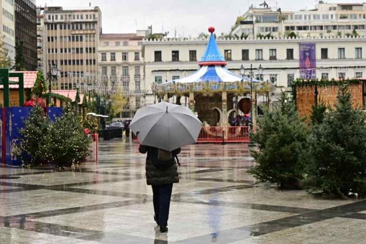 Βροχερή η μέρα σήμερα Τετάρτη 24 Δεκεμβρίου 2025 (φωτ.: Μιχάλης Καραγιάννης / EUROKINISSI)