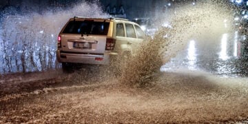 Εικόνα από την κακοκαιρία στην Αττική, Πέμπτη 4 Δεκεμβρίου 2025 (φωτ.: EUROKINISSI / Γιάννης Παναγόπουλος)