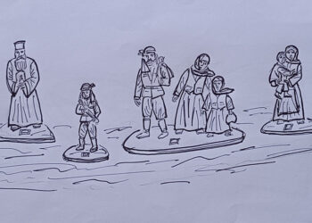 Προσχέδιο για το μνημείο στον Κοπανό Νάουσας (φωτ.: Facebook / Ένδοξη Εύξεινος Λέσχη Κοπανού)