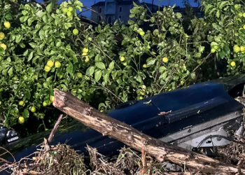 Καταστροφές από τη κακοκαιρία Byron στη Λακωνία. Πέμπτη 4 Δεκεμβρίου 2025  (φωτ.: apohxos.gr)