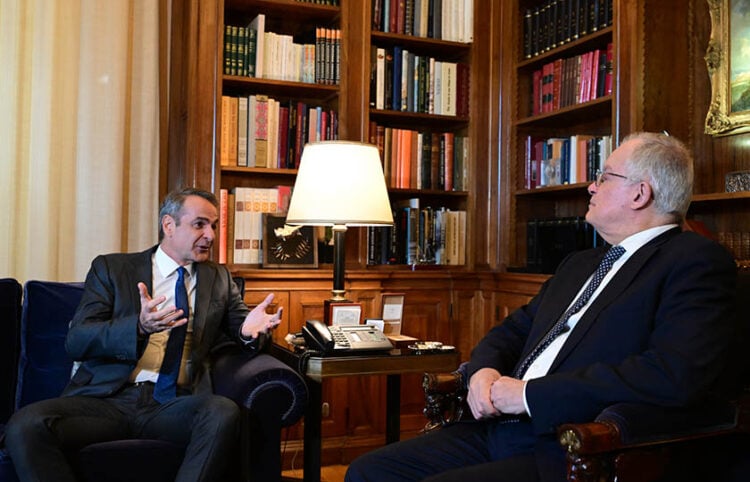 Συνάντηση του Κώστα Τασούλα με τον Κυριάκο Μητσοτάκη, στο Προεδρικό Μέγαρο, Τετάρτη 17 Δεκεμβρίου 2025 (φωτ.: EUROKINISSI / Τατιάνα Μπόλαρη)