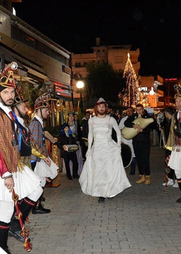 Μωμόγεροι στον Εύοσμο, Πρωτοχρονιά του 2025 (φωτ.: facebook / Σύλλογος Ποντίων Ευόσμου «Παναγία Κρεμαστή»)