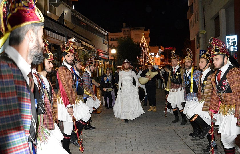 Μωμόγεροι στον Εύοσμο, Πρωτοχρονιά του 2025 (φωτ.: facebook / Σύλλογος Ποντίων Ευόσμου «Παναγία Κρεμαστή»)