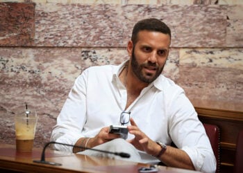 Ο Νίκος Παππάς στο ελληνικό κοινοβούλιο, σε συνεδρίαση της Κοινοβουλευτικής Ομάδας του ΣΥΡΙΖΑ - Προοδευτική Συμμαχία, Πέμπτη 13 Ιουνίου 2024 (φωτ.: EUROKINISSI / Γιώργος Κονταρίνης)