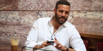 Ο Νίκος Παππάς στο ελληνικό κοινοβούλιο, σε συνεδρίαση της Κοινοβουλευτικής Ομάδας του ΣΥΡΙΖΑ - Προοδευτική Συμμαχία, Πέμπτη 13 Ιουνίου 2024 (φωτ.: EUROKINISSI / Γιώργος Κονταρίνης)